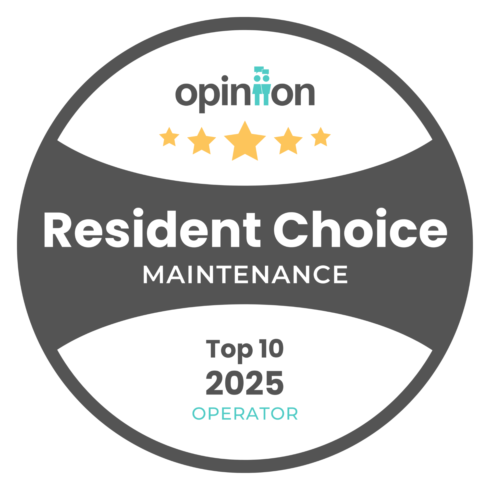 2025 Top 10 Resident Choice Award